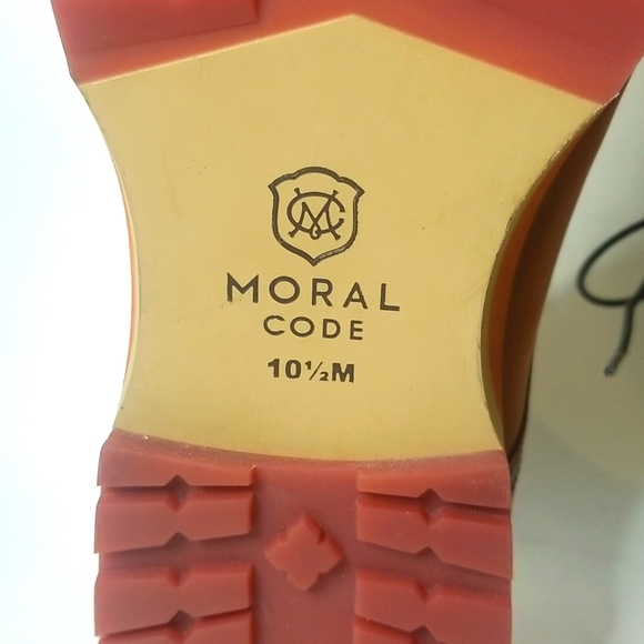 Moral Code Mayson Men's Blucher Dress Oxford 10.5 - Picture 7 of 11